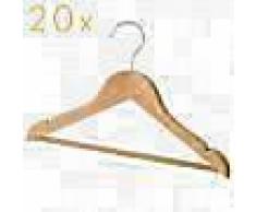 Storage solutions Set de perchas de madera 20 unidades