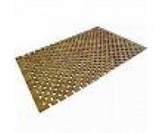 VidaXL Alfombrilla de baño de madera de acacia mosaico 80x50 cm