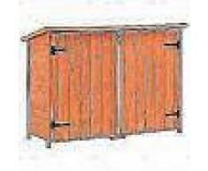 VidaXL Caseta de almacenamiento de jardín de madera 120x50x91 cm