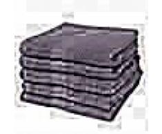 VidaXL Toallas de baño 5 unidades algodón 500 gsm 100x150 cm antracita