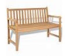vidaXL Banco de jardín 120 cm teca
