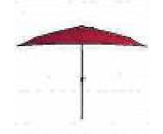 VidaXL Sombrilla de jardín con palo de metal 300x200 cm rojo burdeos