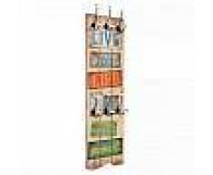 VidaXL Perchero de pared LIVE LIFE con 6 ganchos 120x40 cm