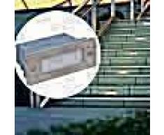 VidaXL Foco LED empotrable para escaleras 44 x 111 x 56 mm