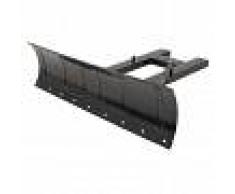 vidaXL Pala quitanieves para carretilla elevadora 150x38 cm negra