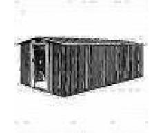 VidaXL Caseta de jardín de metal antracita 257x497x178 cm