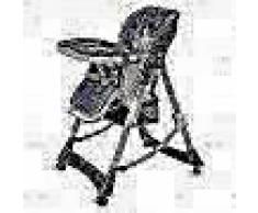 VidaXL Trona de bebé Deluxe de altura ajustable azul oscuro