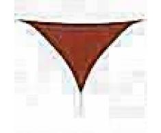 VidaXL Toldo de vela triangular de tela oxford 3,6x3,6x3,6 terracota