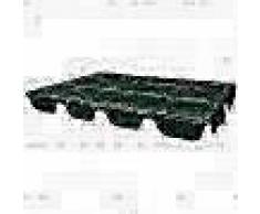 VidaXL Dosel de reemplazo para columpio de jardín 249x185 cm verde