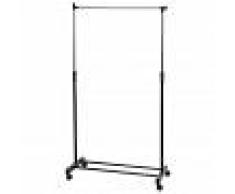 Storage solutions Perchero burro individual para ropa 4 ruedas metal