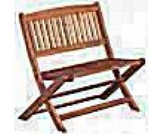 VidaXL Banco de jardín para niños madera maciza de eucalipto 61 cm