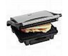 Bestron Parrilla grill ASW113S de 1000 W color plateado