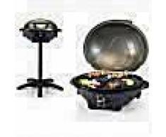 Tristar Barbacoa eléctrica con soporte BQ-2816 2200 W 46x35 cm negra