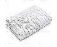 WellCare Manta eléctrica baja lana suave blanca 160x150 cm 79503.01