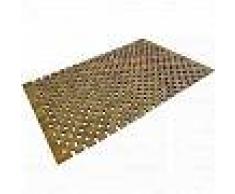 VidaXL Alfombrilla de baño de madera de acacia mosaico 80x50 cm