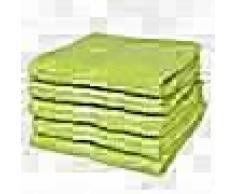 VidaXL Toallas de baño 5 uds algodón 500 gsm 50x100 verde manzana