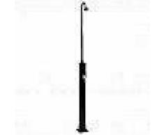 VidaXL Ducha solar negra 214 cm 9 L