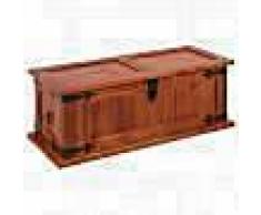VidaXL Baúl de almacenamiento de madera maciza de acacia 60x25x22 cm