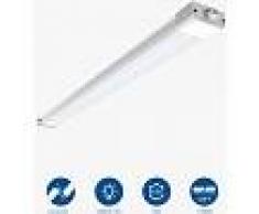 45W 150cm Pantalla Estanca Tubo Led 4000K, Regleta Fluorescente Led de