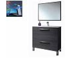 Pack Baño Monday: Mueble + Espejo + Lavabo Cerámico+ Grifo Cascada LED