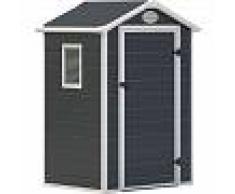 Caseta de Resina Mara Antracita/Blanco 1,34 m² Exterior - KSP38100