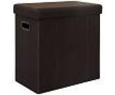 DuneDesign Cesta para la Ropa 70L Cesto para la Colada plegable
