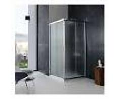 CABINA DE DUCHA 80X80 CUADRADO JADE CRISTAL OPACO 6 MM - KIAMAMI
