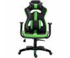 HOMCOM Silla Gaming de Escritorio Oficina Ergonómica y Racing Estilo