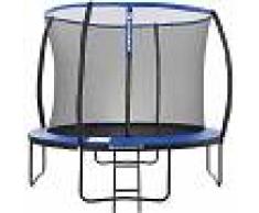 songmics Trampolín de Jardín, Trampolín Redondo de 10 Patas, con Red de