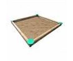Arenero infantil 4 asientos 200x200 cm - MASGAMES