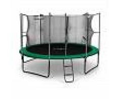 Klarfit Rocketstart 366 Cama elástica Trampolin 366cm Red de seguridad