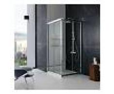 CABINA DE DUCHA TRANSPARENTE CRISTAL 6 MM 100X100 CM MODELO JADE