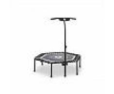 Klarfit Jumpanatic trampolín de fitness 44 /112 cm de díametro barra de