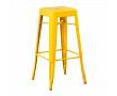 Taburete Alto LIX Amarillo Fresia - INDECEMI