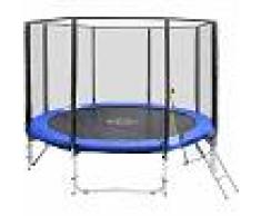 tectake Trampolín con red de seguridad, variante 1 305 cm - TECTAKE