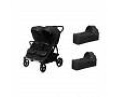 PLAYXTREM Cochecito dúo BABY TWIN PLAYXTREM, Irongate