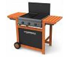 Campingaz Barbacoa de gas Campingaz 3 Series Adelaide 3 Woody, plancha y parrilla, 3 quemadores