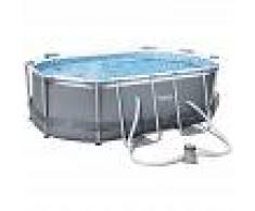 Bestway Piscina desmontable oval 300x200x84 cm Power Steel