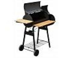 Outsunny Barbacoa Grill con ruedas