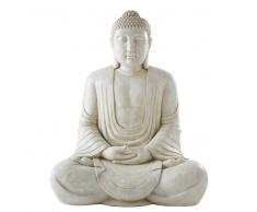 Estatua de Buda blanca con efecto envejecido Alt.146