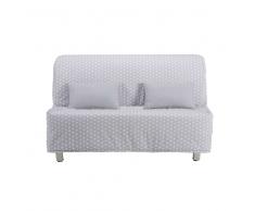 Funda gris con estampado de estrellas para sofá-cama acordeón Elliot