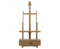 Mueble de TV caballete con 1 cajón de pino macizo Andy