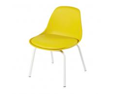 Silla infantil vintage amarilla Piccoli