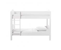 Litera 90x190 blanca Pastel