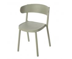 Silla de exterior profesional verde caqui Iza PRO