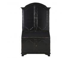 Armario secreter negro con 4 puertas