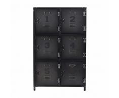 Cajonera industrial con 6 cajones de metal Andrews