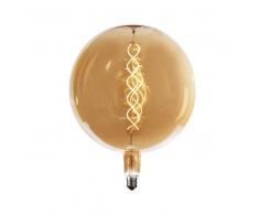 Bombilla LED con espiral de cristal