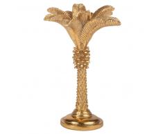 Candelabro palmera dorada Alt.23