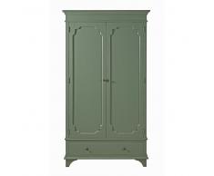 Armario verde caqui con 2 puertas y 1 cajón Selena